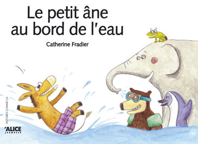 Carte Petit Ane Au Bord de L'Eau(le) Fradier
