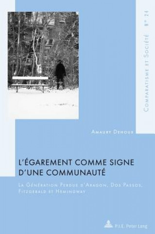 Kniha L'Egarement Comme Signe d'Une Communaute Amaury Dehoux