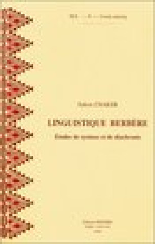 Könyv Linguistique Berbere. Etudes de Syntaxe Et de Diachronie Salem Chaker