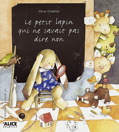 Carte Petit Lapin Qui Ne Savait Pas Dire Non Goldoni Elena