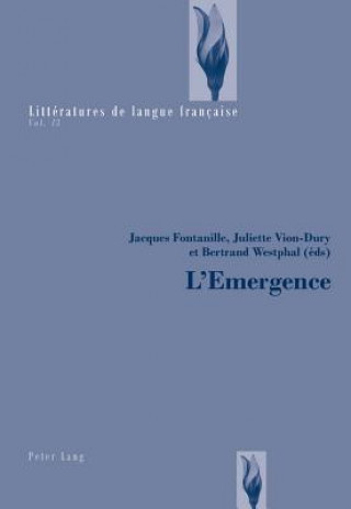 Kniha L'Emergence Jacques Fontanille