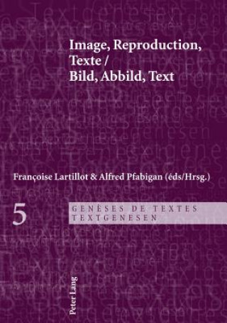 Kniha Image, Reproduction, Texte- Bild, Abbild, Text Françoise Lartillot