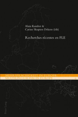 Kniha Recherches Recentes En Fle Alain Kamber