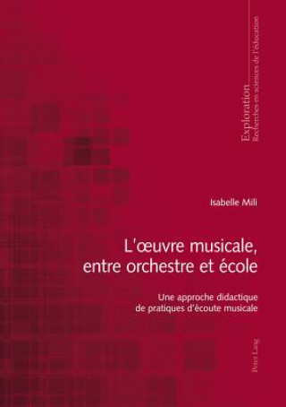 Carte L'Oeuvre Musicale, Entre Orchestre Et Ecole Isabelle Mili