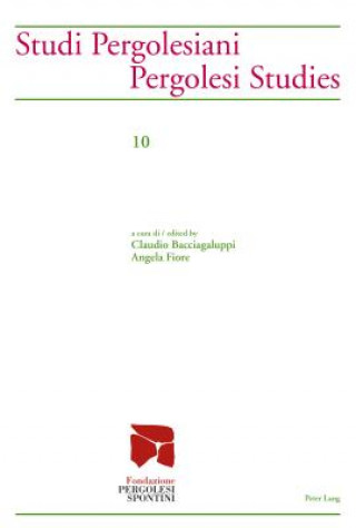 Kniha Studi Pergolesiani- Pergolesi Studies Claudio Bacciagaluppi