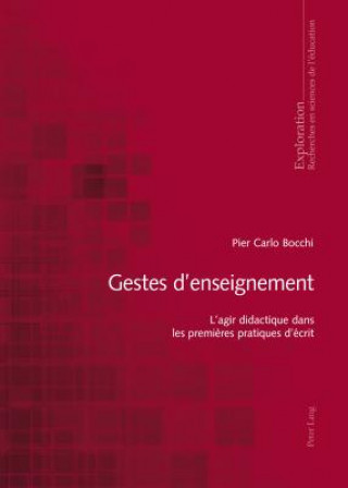 Книга Gestes d'Enseignement Pier Carlo Bocchi