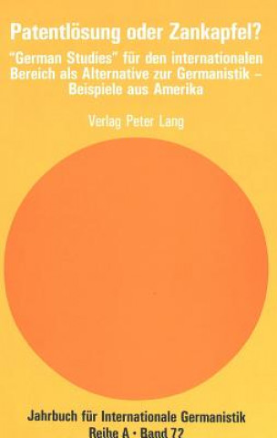 Kniha Patentloesung Oder Zankapfel? Peter Pabisch