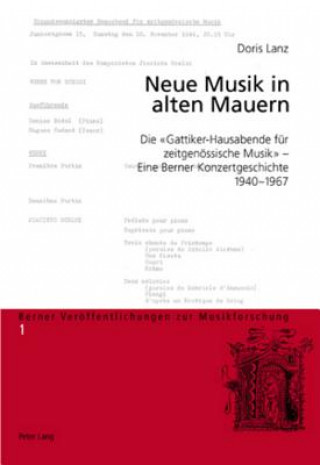 Kniha Neue Musik in Alten Mauern Doris Lanz