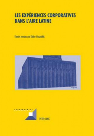 Kniha Les Experiences Corporatives Dans l'Aire Latine Didier Musiedlak