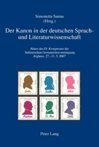 Książka Kanon in Der Deutschen Sprach- Und Literaturwissenschaft Simonetta Sanna