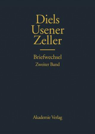 Livre Hermann Diels, Hermann Usener, Eduard Zeller Briefwechsel Dietrich Ehlers