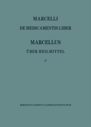 Kniha Marcellus/Ueber Heilmittel Max Niedermann