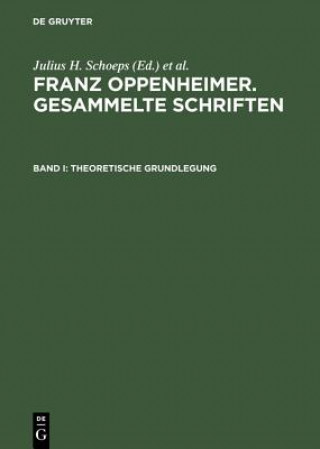 Książka Gesammelte Schriften Schriften Zur Demokratie Und Sozialen Marktwirtschaft V 1 Julius H. Schoeps