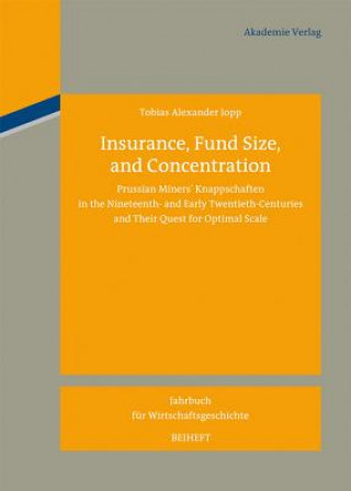 Книга Insurance, Fund Size, and Concentration Tobias Alexander Jopp