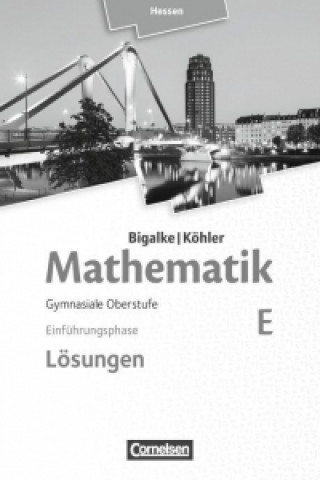 Könyv Mathematik Sekundarstufe II Band E - Einführungsphase- Hessen. Lösungen zum Schülerbuch Anton Bigalke