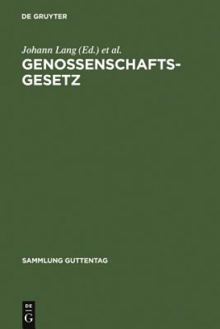 Kniha Genossenschaftsgesetz Horst Baumann