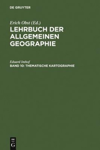 Kniha Thematische Kartographie Eduard Imhof