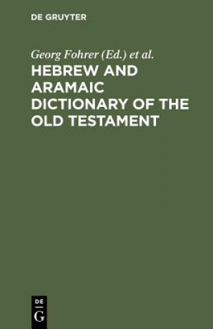 Könyv Hebrew and Aramaic Dictionary of the Old Testament Georg Fohrer