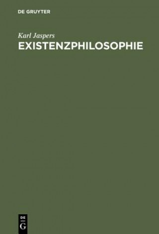 Libro Existenzphilosophie Karl Jaspers