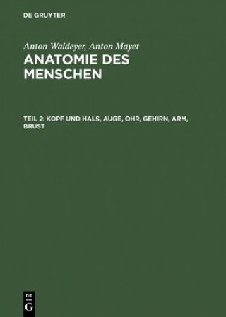 Knjiga Kopf und Hals, Auge, Ohr, Gehirn, Arm, Brust Anton Waldeyer