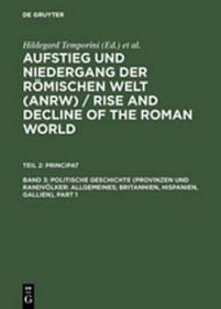 Könyv Politische Geschichte (Provinzen und Randvoelker Hildegard Temporini