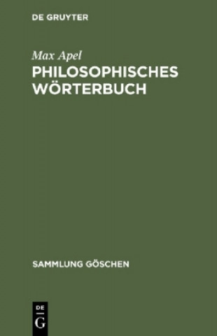 Carte Philosophisches Woerterbuch Max Apel