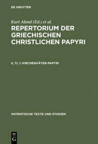 Libro Kirchenvater-Papyri Kurt Aland