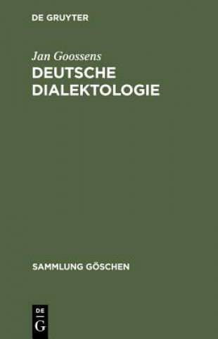 Kniha Deutsche Dialektologie Jan Goossens