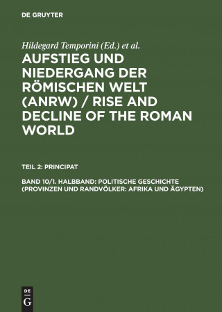 Książka Politische Geschichte (Provinzen Und Randvoelker: Afrika Und AEgypten) Hildegard Temporini