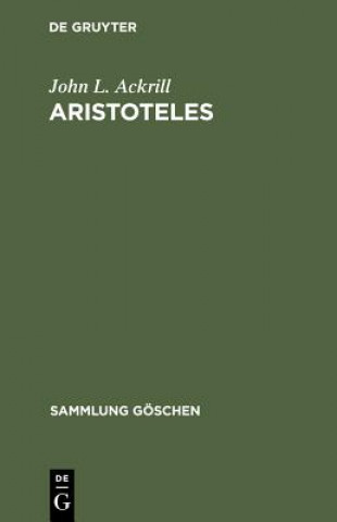 Книга Aristoteles John L. Ackrill