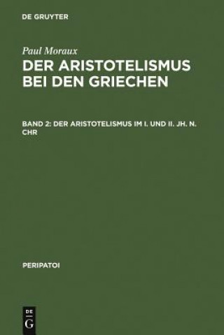 Kniha Aristotelismus im I. und II. Jh. n.Chr Paul Moraux
