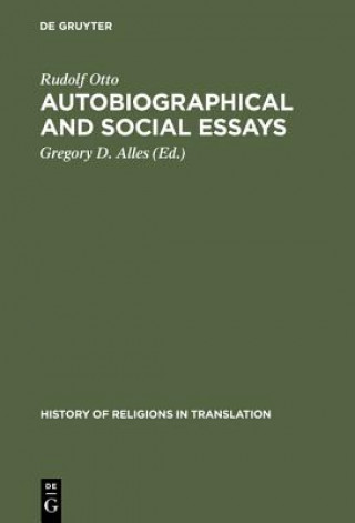 Knjiga Autobiographical and Social Essays Rudolf Otto
