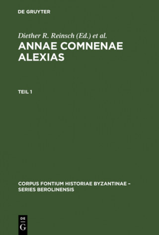 Book Annae Comnenae Alexias Diether R. Reinsch