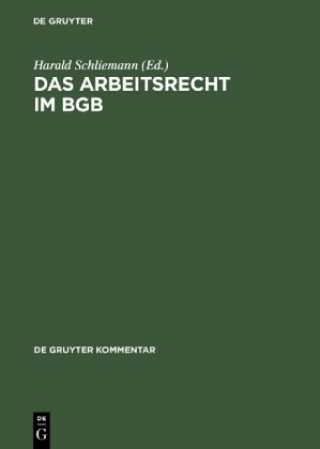 Carte Das Arbeitsrecht im BGB Harald Schliemann