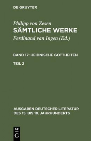 Buch Samtliche Werke. Bd 17 Philipp von Zesen