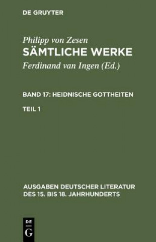 Buch Samtliche Werke. Bd 17 Philipp von Zesen