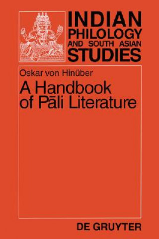Carte Handbook of Pali Literature Oskar von Hinüber