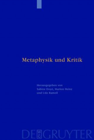 Βιβλίο Metaphysik und Kritik Sabine Doyé