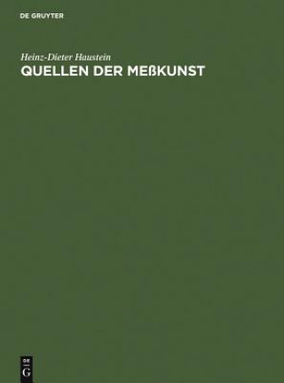 Kniha Quellen der Messkunst Heinz-Dieter Haustein