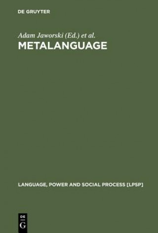 Livre Metalanguage Adam Jaworski