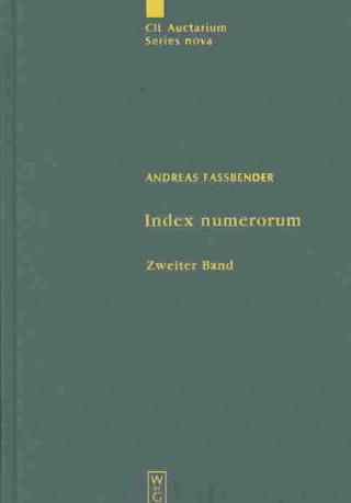 Könyv Index Numerorum Andreas Fassbender