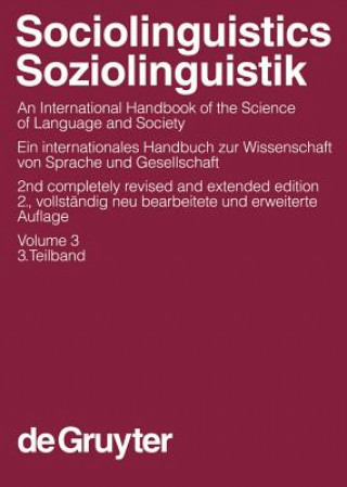 Kniha Sociolinguistics / Soziolinguistik. Volume 3 Ulrich Ammon