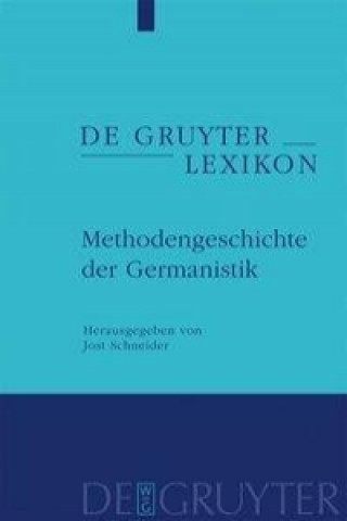 Book Methodengeschichte der Germanistik Jost Schneider