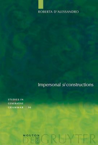 Carte Impersonal "si" constructions Roberta D'Alessandro