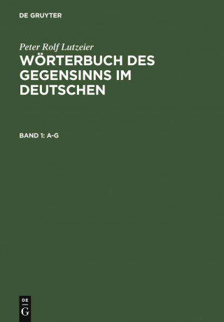 Könyv A-G Peter Rolf Lutzeier