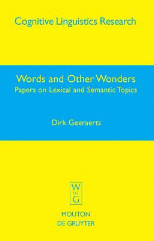 Książka Words and Other Wonders Dirk Geeraerts