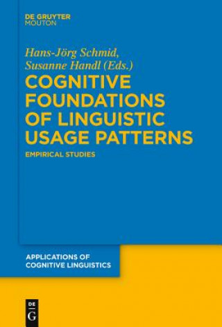 Carte Cognitive Foundations of Linguistic Usage Patterns Hans-Jörg Schmid