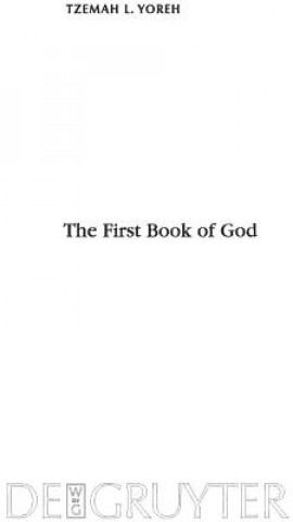 Kniha First Book of God Tzemah L. Yoreh