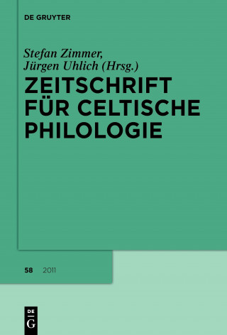 Könyv Zeitschrift für celtische Philologie, Band 58, Zeitschrift für celtische Philologie (2011) Jürgen Uhlich
