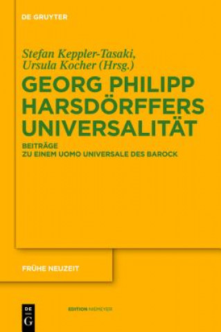 Kniha Georg Philipp Harsdoerffers Universalitat Stefan Keppler-Tasaki